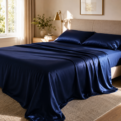 Drap Plat en Satin